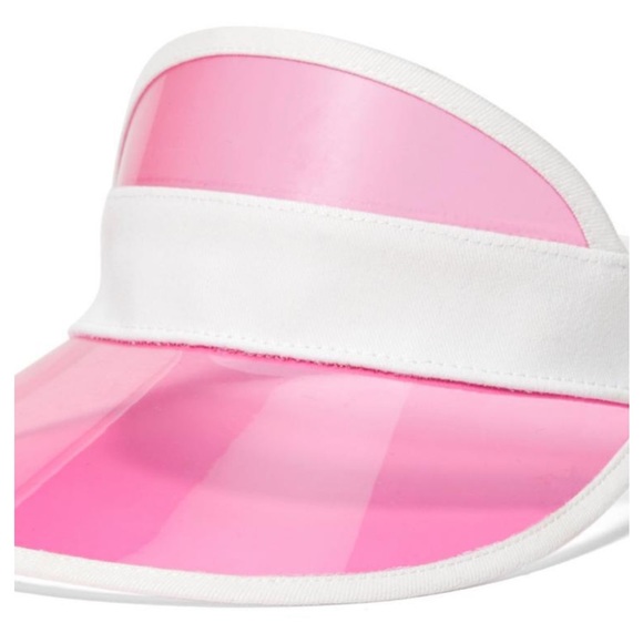 Janie and Jack Watermelon Pink JJ Sport Visor (SIZES 6-12M) - Picture 3 of 8